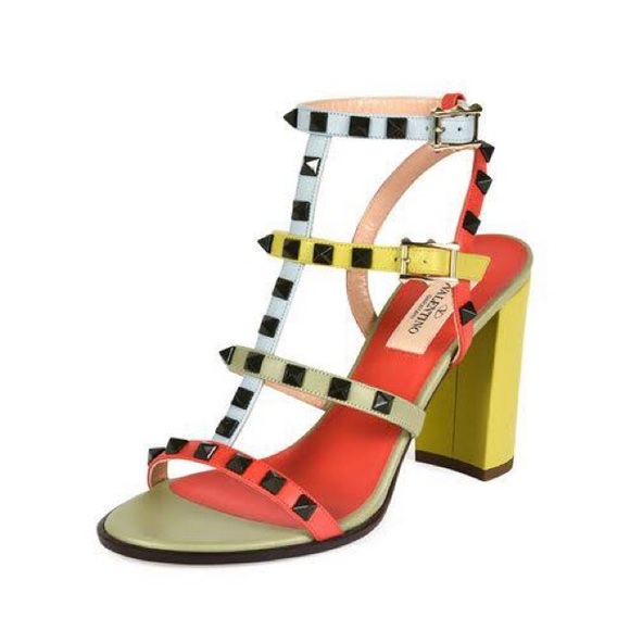 Valentino Garavani Shoes - Valentino NIB Rock Stud T-Strap Sandals Abo 36.5